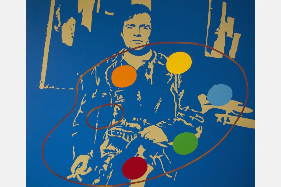De la coupole à la palette – Acrylique sur toile – 81 x 100 cm – 2012