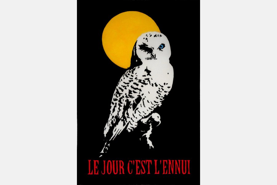 Le jour – Acrylique sur papier – 60 x 40 cm – 2011