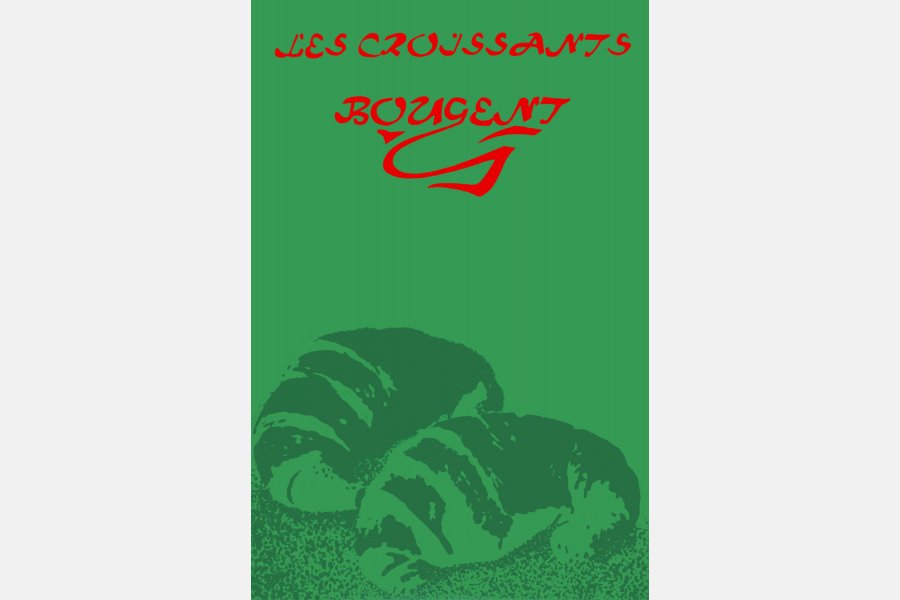 Les croissants bougent – Acrylique sur papier – 60 x 40 cm – 2011
